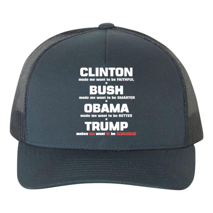 Anti Trump Makes Me Want To Be Canadian Yupoong Adult 5-Panel Trucker Hat