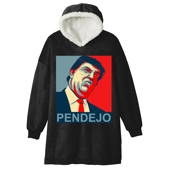 Anti Trump Pendejo Never Trump Not My President Hooded Wearable Blanket