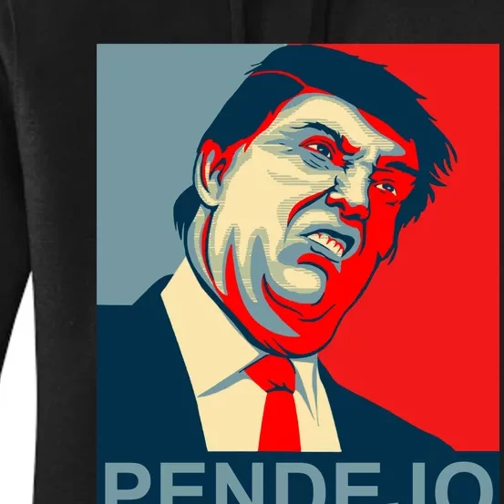 Anti Trump Pendejo Never Trump Not My President Women's Pullover Hoodie