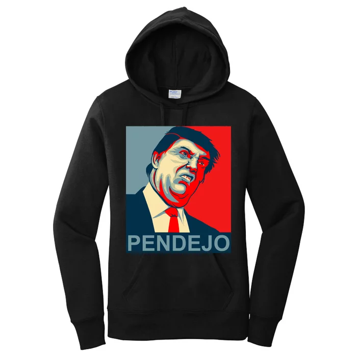 Anti Trump Pendejo Never Trump Not My President Women's Pullover Hoodie