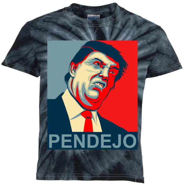 Anti Trump Pendejo Never Trump Not My President Kids Tie-Dye T-Shirt