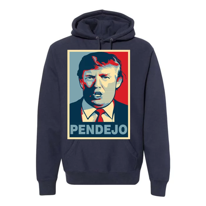 Anti Trump Pendejo Poster Not My President Premium Hoodie