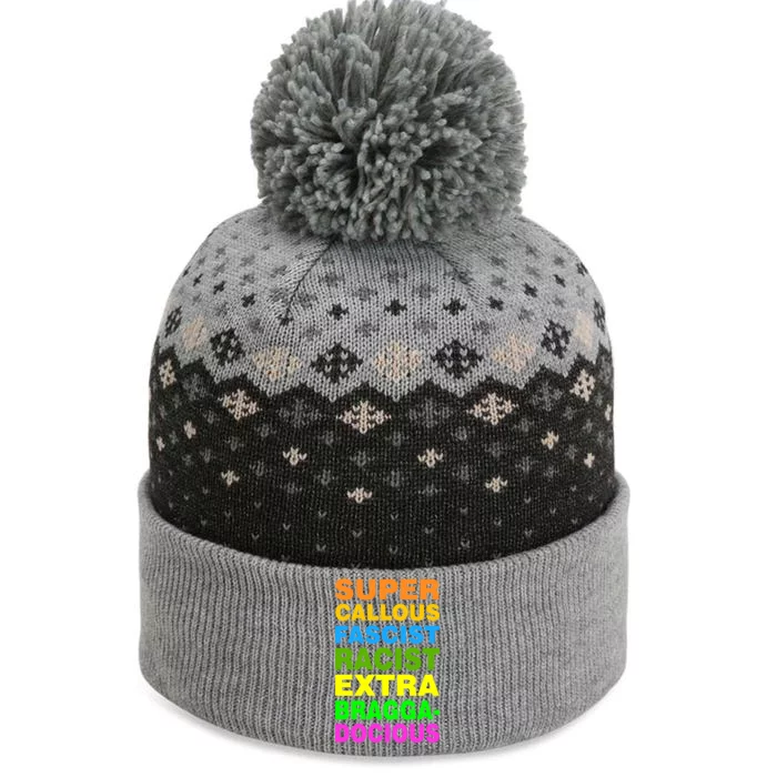 Anti Trump Racist Yes Love Equality No Homophobia The Baniff Cuffed Pom Beanie