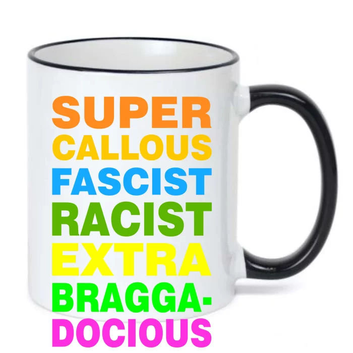 Anti Trump Racist Yes Love Equality No Homophobia Black Color Changing Mug