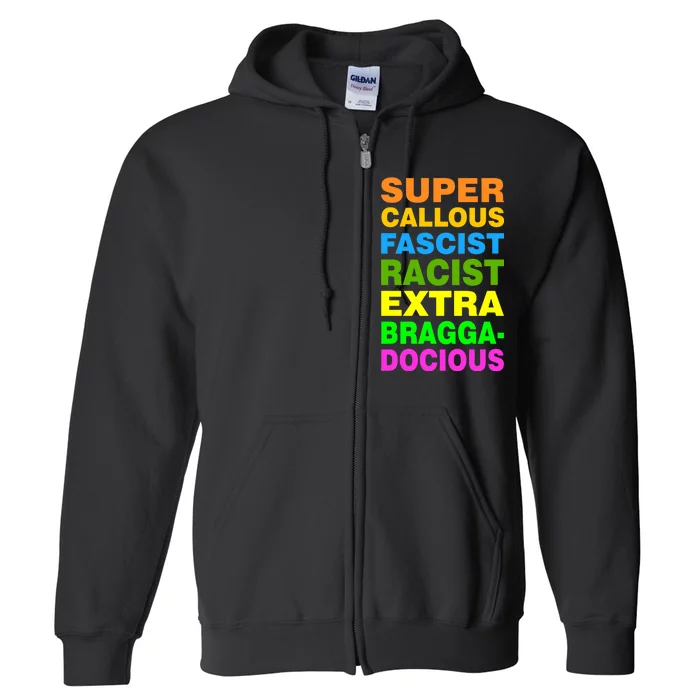 Anti Trump Racist Yes Love Equality No Homophobia Full Zip Hoodie