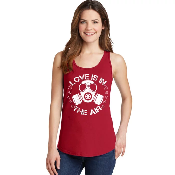 Anti-Valentine Love Is In The Air Ladies Essential Tank