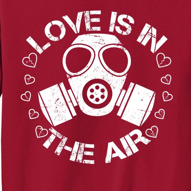 Anti-Valentine Love Is In The Air Tall Sweatshirt