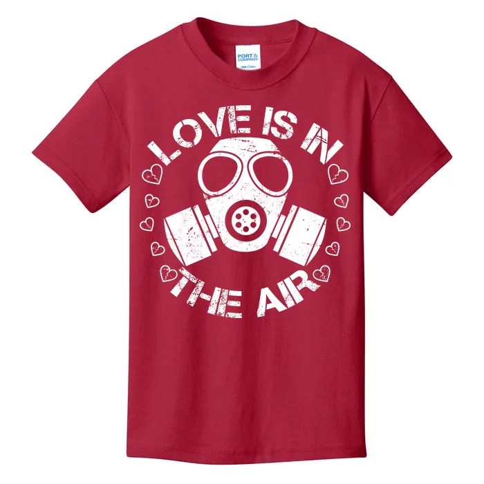 Anti-Valentine Love Is In The Air Kids T-Shirt