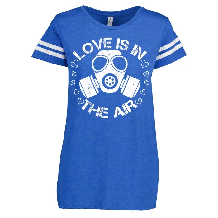 Anti-Valentine Love Is In The Air Enza Ladies Jersey Football T-Shirt