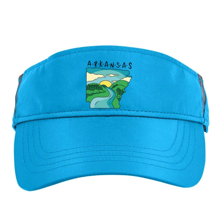 Arkansas Nature View Adult Drive Performance Visor