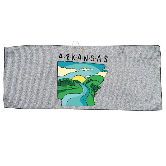 Arkansas Nature View Large Microfiber Waffle Golf Towel