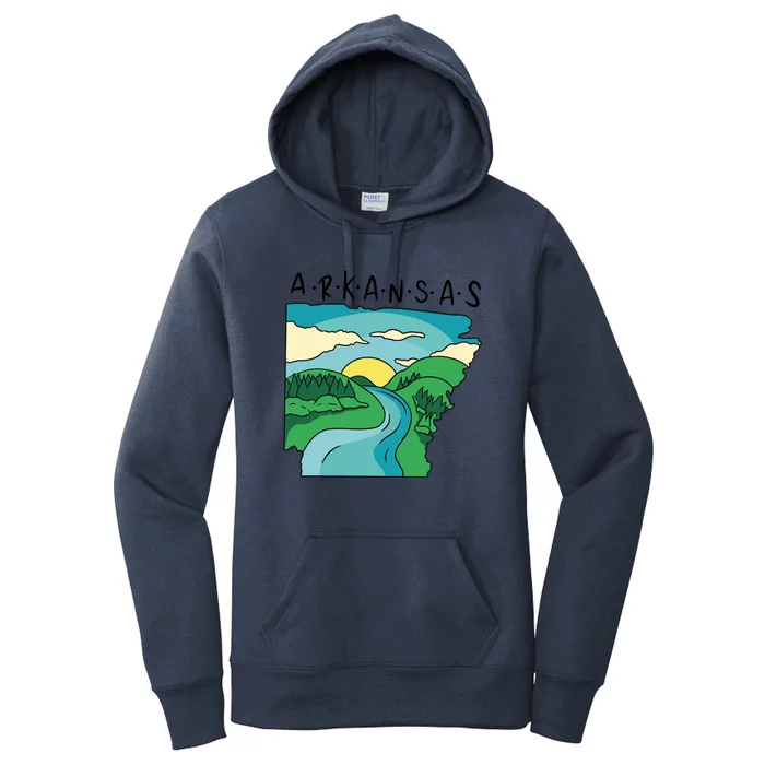 Arkansas Nature View Women's Pullover Hoodie