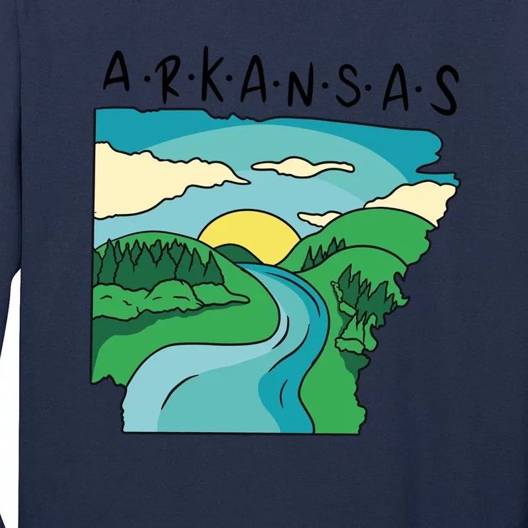 Arkansas Nature View Tall Long Sleeve T-Shirt