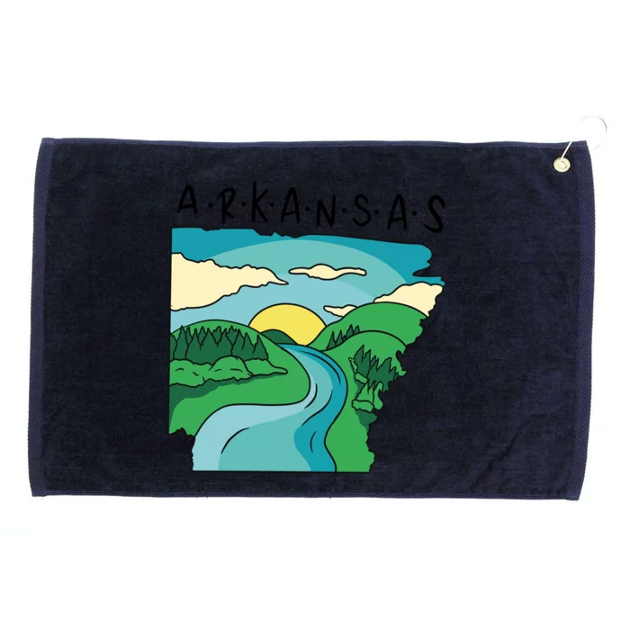 Arkansas Nature View Grommeted Golf Towel