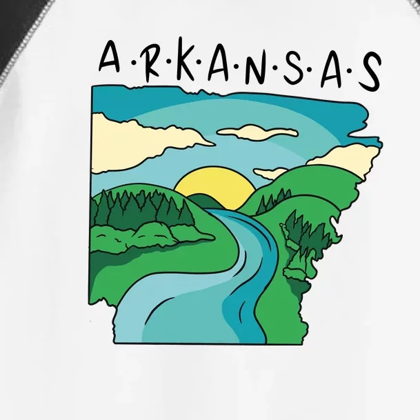 Arkansas Nature View Toddler Fine Jersey T-Shirt