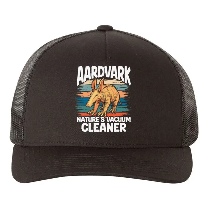 Aardvark NatureS Vacuum Cleaner Retro Graphic Nature Wild Yupoong Adult 5-Panel Trucker Hat