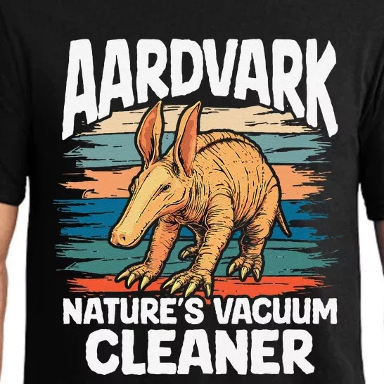 Aardvark NatureS Vacuum Cleaner Retro Graphic Nature Wild Pajama Set