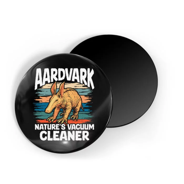 Aardvark NatureS Vacuum Cleaner Retro Graphic Nature Wild Magnet