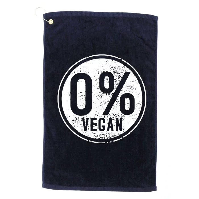 AntiVegan Non Vegetarian BBQ MeatEater Platinum Collection Golf Towel