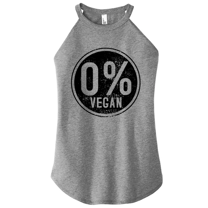 AntiVegan Non Vegetarian BBQ MeatEater Women’s Perfect Tri Rocker Tank