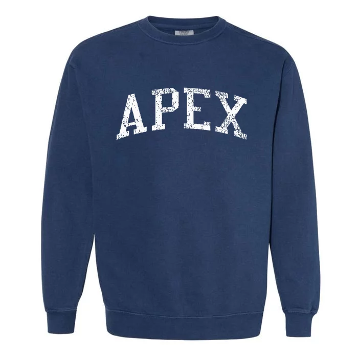 Apex Nc Vintage Athletic Sports Js02 Garment-Dyed Sweatshirt