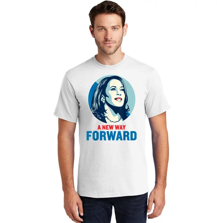 A New Way Forward 2024 Kamala Walz Tall T-Shirt