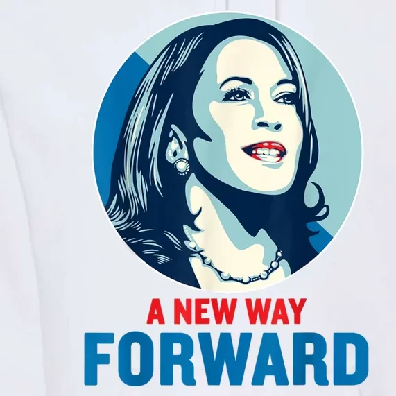 A New Way Forward 2024 Kamala Walz Premium Hoodie