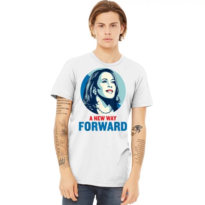 A New Way Forward 2024 Kamala Walz Premium T-Shirt