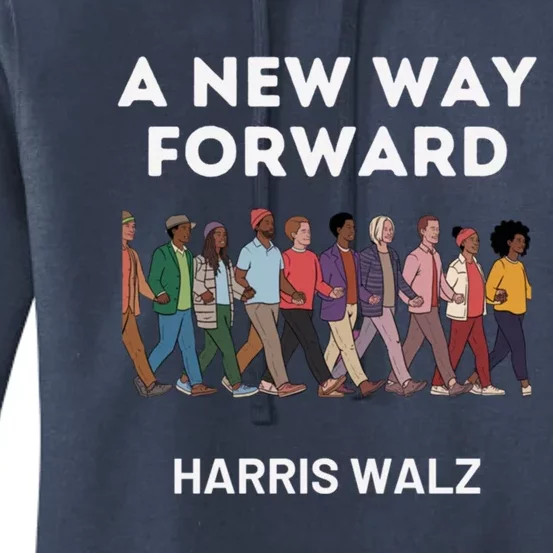 A New Way Forward Harris Walz Cute Gift Women's Pullover Hoodie