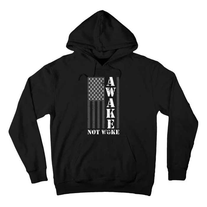 Awake Not Woke Tall Hoodie