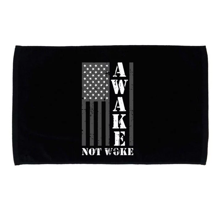 Awake Not Woke Microfiber Hand Towel