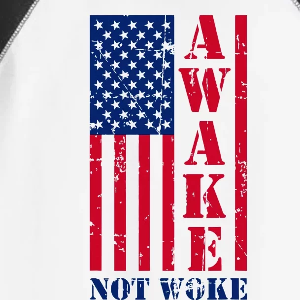 Awake Not Woke Toddler Fine Jersey T-Shirt