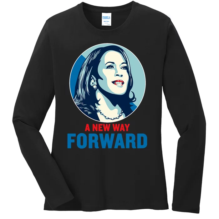 A New Way Forward 2024 Ladies Long Sleeve Shirt