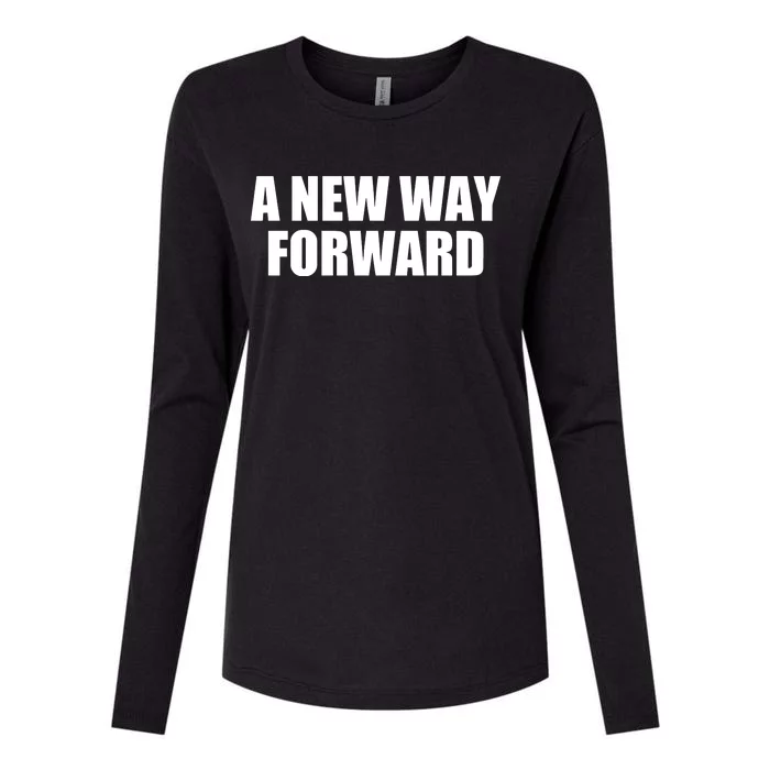 A New Way Forward Womens Cotton Relaxed Long Sleeve T-Shirt