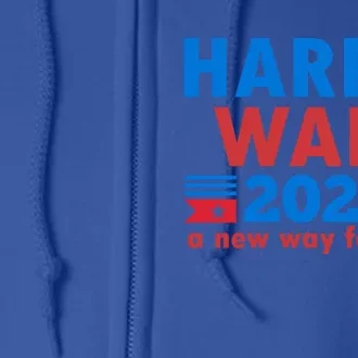 A New Way Forward Harris Walz 2024 Kamala Harris Tim Walz Gift Full Zip Hoodie