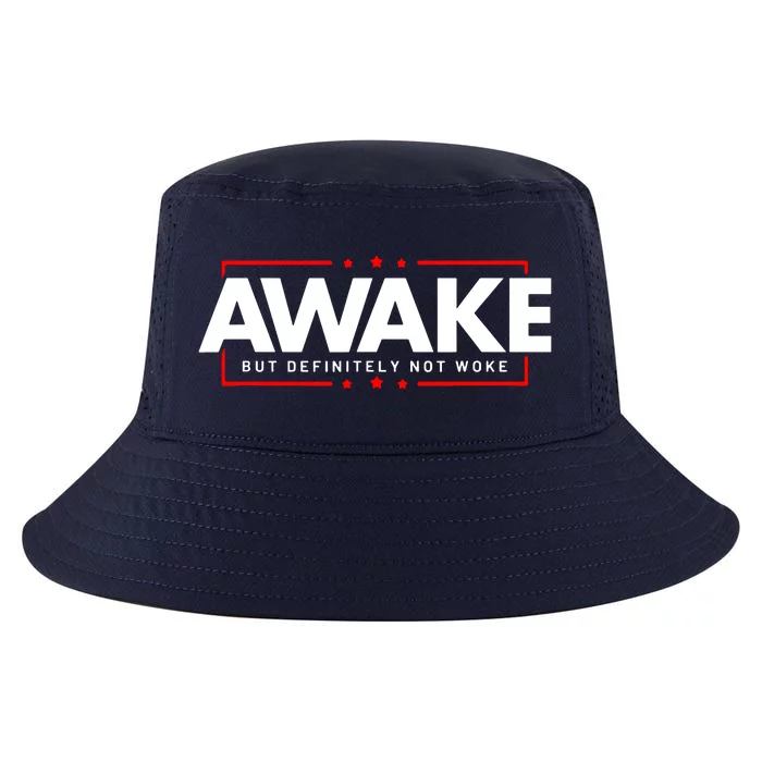 Awake Not Woke Political Censorship Cool Comfort Performance Bucket Hat