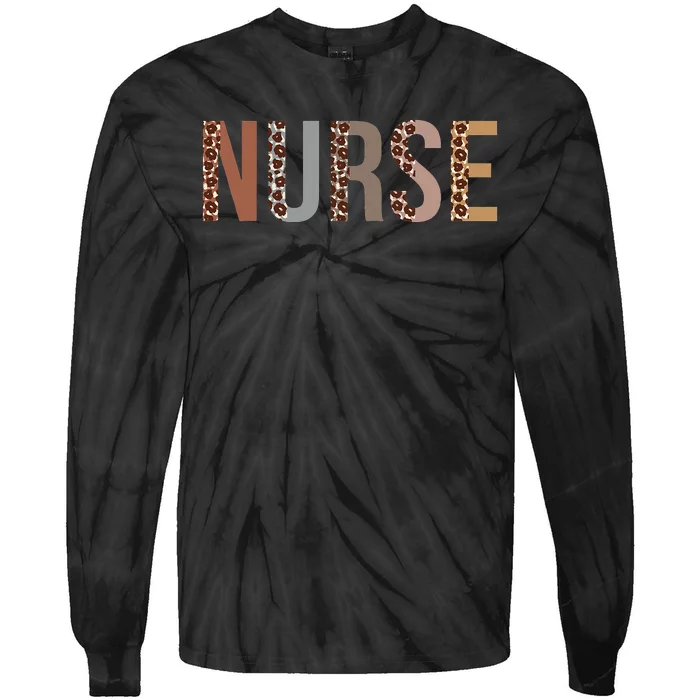 Appreciation Nurse Week For Work Nurse Day Tie-Dye Long Sleeve Shirt