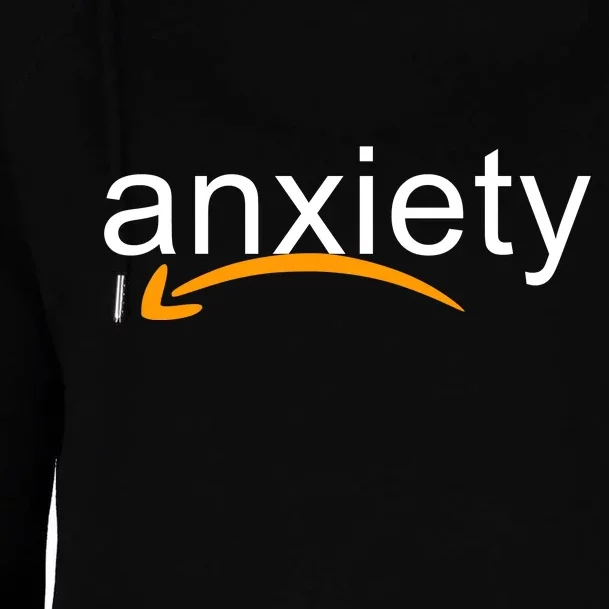 Anxiety Womens Funnel Neck Pullover Hood