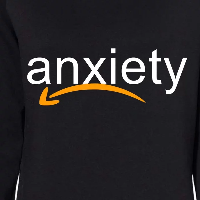 Anxiety Womens California Wash Sweatshirt