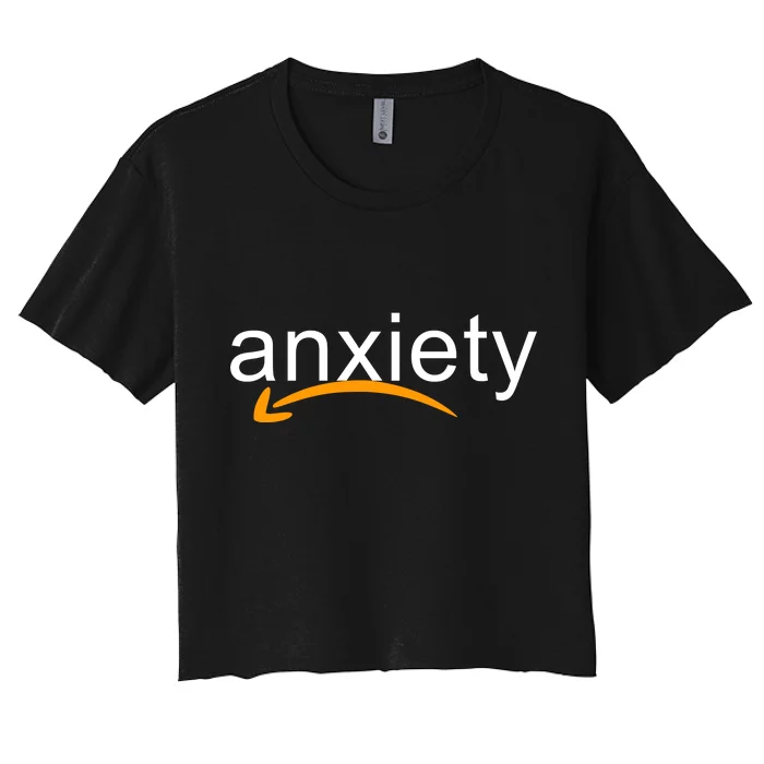 Anxiety Women's Crop Top Tee