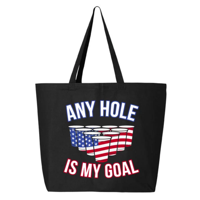 Any Goal Is A Hole USA Beer Bong Party 25L Jumbo Tote