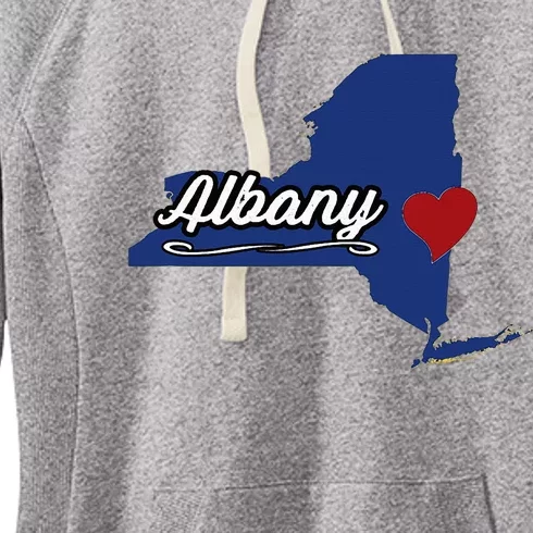 ALBANY New York NY State USA Cute Souvenir City Women's Fleece Hoodie