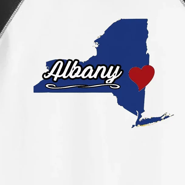 ALBANY New York NY State USA Cute Souvenir City Toddler Fine Jersey T-Shirt