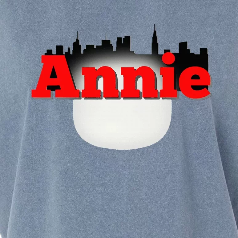 Annie New York Skyline Garment-Dyed Women's Muscle Tee