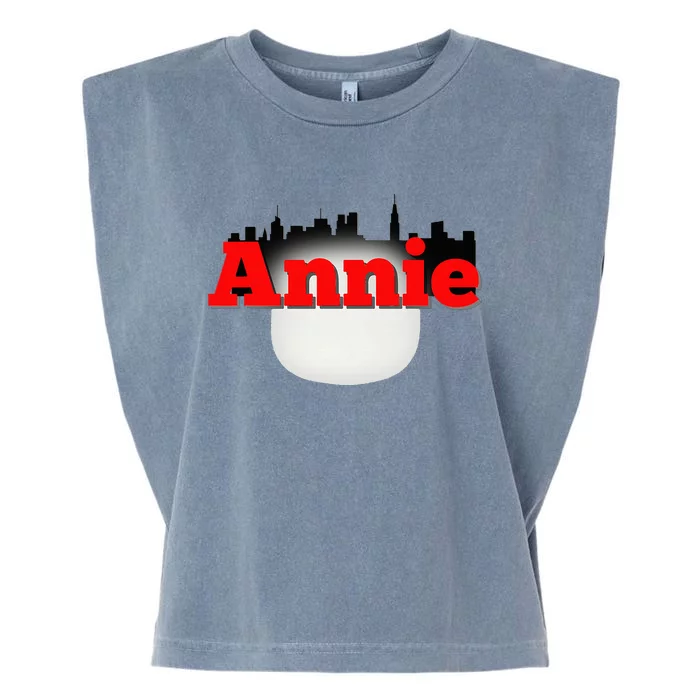 Annie New York Skyline Garment-Dyed Women's Muscle Tee