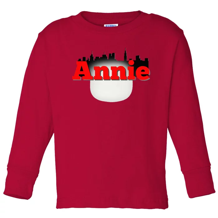 Annie New York Skyline Toddler Long Sleeve Shirt