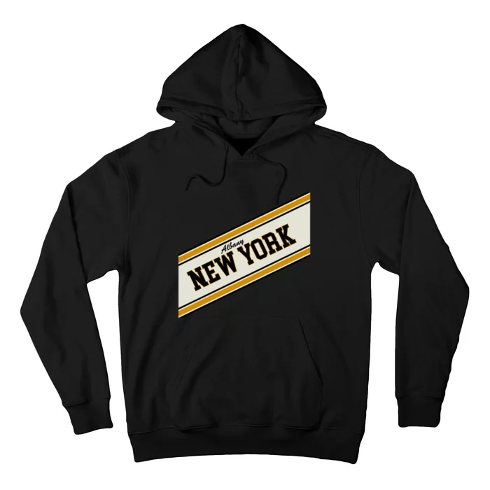 Albany New York Varsity Logo Hoodie