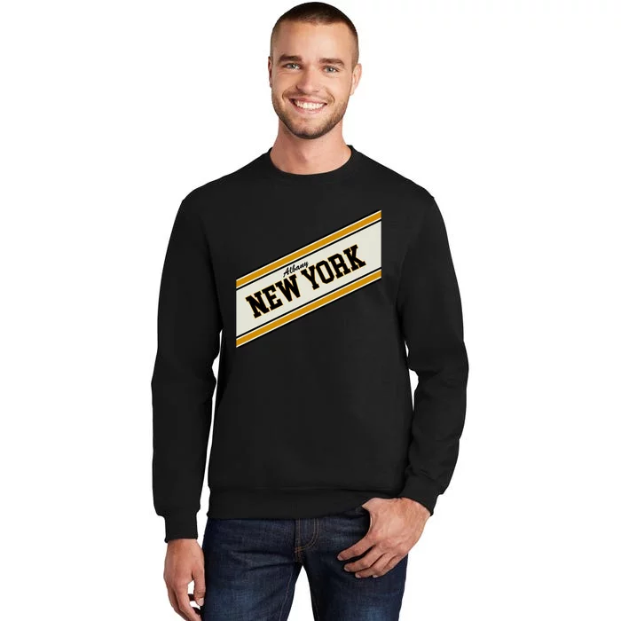 Albany New York Varsity Logo Tall Sweatshirt