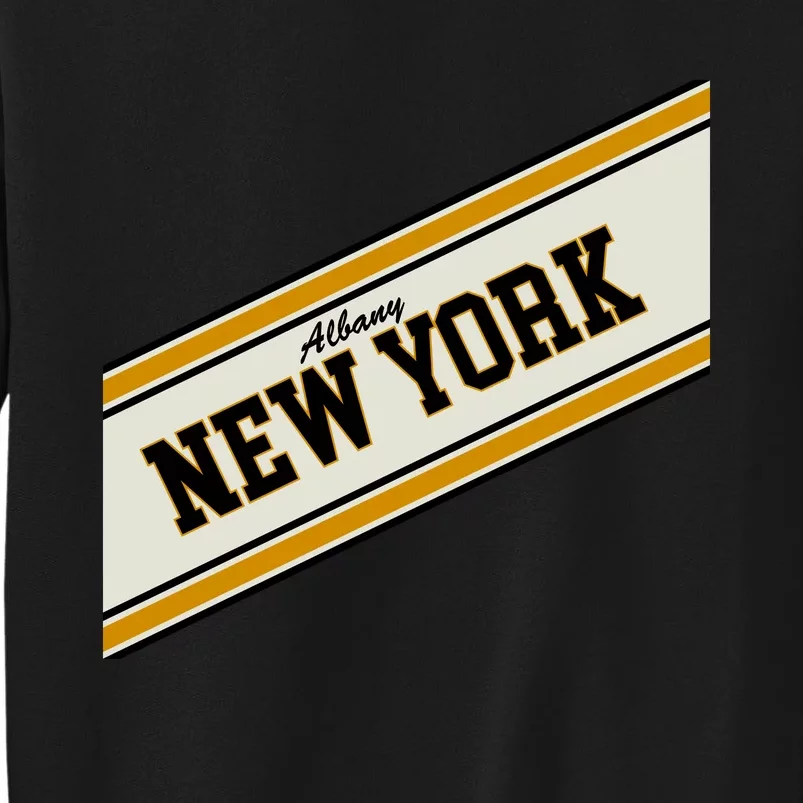 Albany New York Varsity Logo Tall Sweatshirt