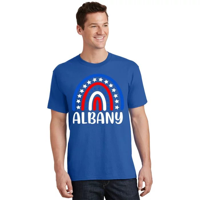 Albany New York Cool Gift I Love Albany Usa Gift T-Shirt